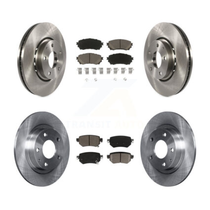 Front Rear Disc Brake Rotor And Ceramic Pad Kit For 2019-2021 Mazda 6 Naturally Aspirated K8C-101535
