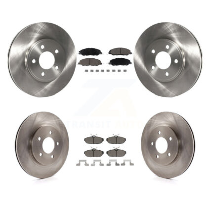 Front Rear Disc Brake Rotors And Ceramic Pads Kit For 2009 Ford Mustang Bullitt K8C-101562