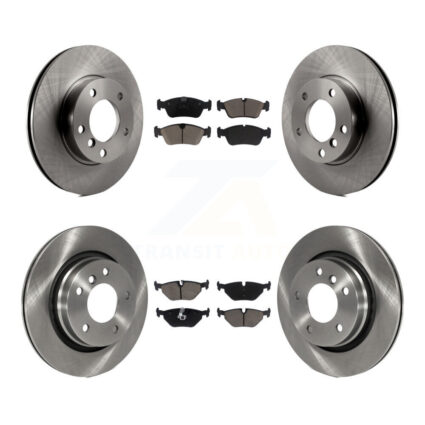 Front Rear Brake Rotors Ceramic Pad Kit For BMW 328i 328is With 294mm Diameter Rotor K8C-101577