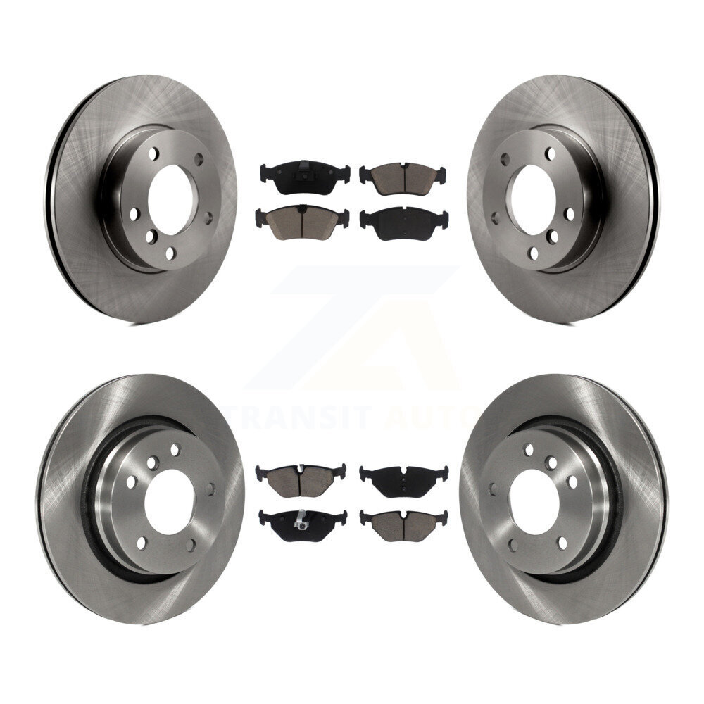 Front Rear Brake Rotors Ceramic Pad Kit For BMW 328i 328is With 294mm Diameter Rotor K8C-101577