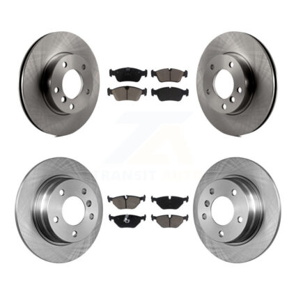 Front Rear Disc Brake Rotors And Ceramic Pads Kit For BMW 318i 328i 328is 323is 318is K8C-101578