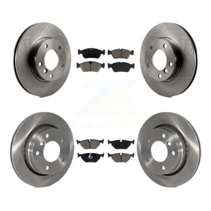 Front Rear Disc Brake Rotors And Ceramic Pads Kit For BMW 323i 328i 323Ci K8C-101579