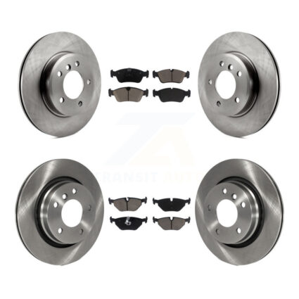 Front Rear Disc Brake Rotors And Ceramic Pad Kit For BMW 325i 325Ci 328i 323Ci 323i 328Ci K8C-101580