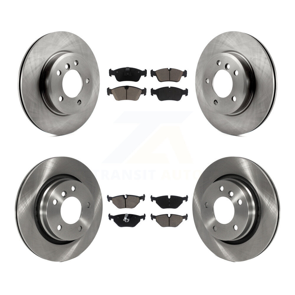 Front Rear Disc Brake Rotors And Ceramic Pad Kit For BMW 325i 325Ci 328i 323Ci 323i 328Ci K8C-101580