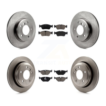 Front Rear Disc Brake Rotors And Ceramic Pads Kit For 2001-2005 BMW 325xi K8C-101581
