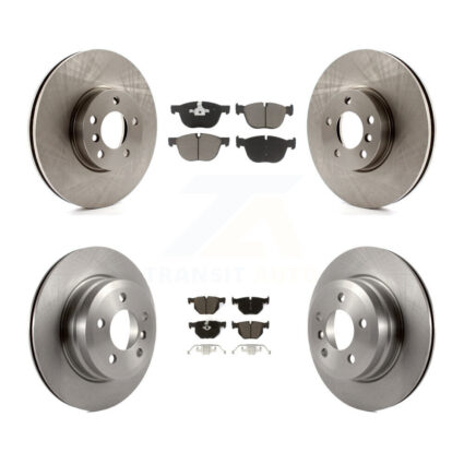 Front Rear Disc Brake Rotors And Ceramic Pads Kit For BMW X5 X6 K8C-101592