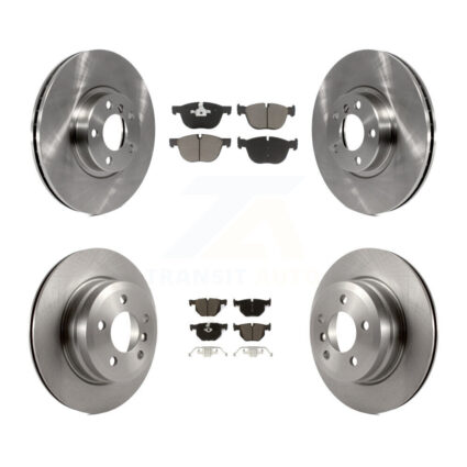Front Rear Disc Brake Rotors And Ceramic Pads Kit For BMW X5 X6 K8C-101593