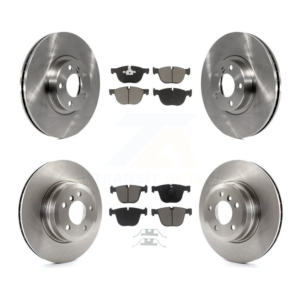 Front Rear Disc Brake Rotors And Ceramic Pads Kit For BMW X5 X6 K8C-101594