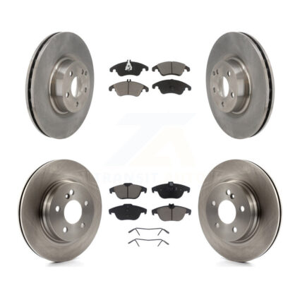 Front Rear Disc Brake Rotors And Ceramic Pads Kit For 2010-2011 Mercedes-Benz E550 Coupe K8C-101608