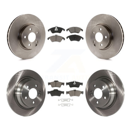Front Rear Disc Brake Rotors And Ceramic Pads Kit For Mercedes-Benz E250 K8C-101609