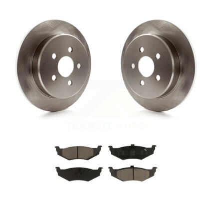 Rear Disc Brake Rotors And Ceramic Pads Kit For Chrysler PT Cruiser Dodge Neon K8C-101619