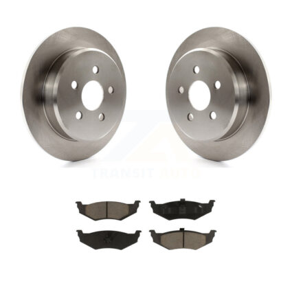 Rear Disc Brake Rotor Ceramic Pad Kit For Chrysler PT Cruiser Sebring Neon Dodge Plymouth K8C-101620