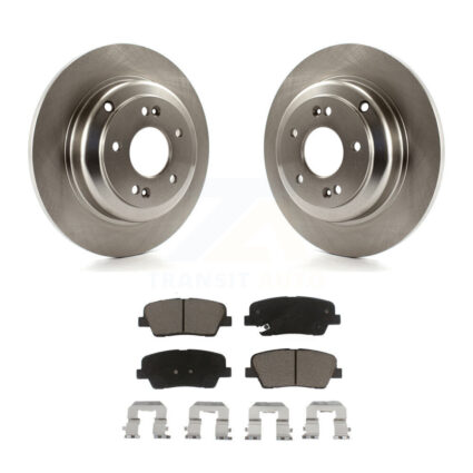 Rear Disc Brake Rotors And Ceramic Pads Kit For Hyundai Genesis Coupe K8C-101621