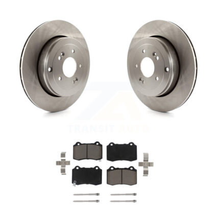 Rear Disc Brake Rotors And Ceramic Pads Kit For Hyundai Genesis Coupe K8C-101622