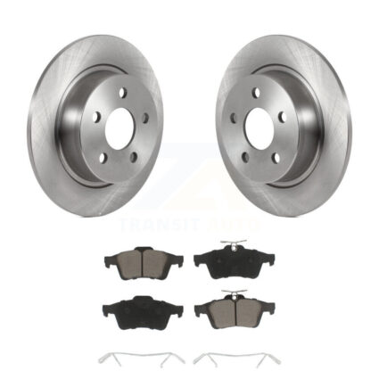 Rear Disc Brake Rotors And Ceramic Pads Kit For Ford Transit Connect K8C-101629