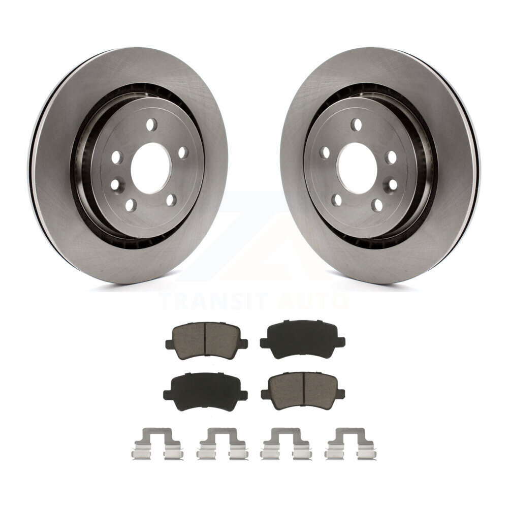 Rear Disc Brake Rotors And Ceramic Pads Kit For Volvo XC70 S60 V60 S80 V70 K8C-101632