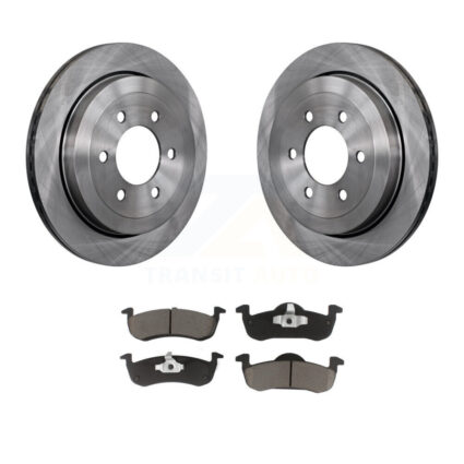 Rear Disc Brake Rotor And Ceramic Pad Kit For 2007-2017 Ford Expedition Lincoln Navigator K8C-101636