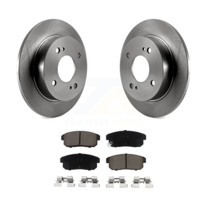 Rear Disc Brake Rotors And Ceramic Pads Kit For Nissan Sentra INFINITI G20 K8C-101637