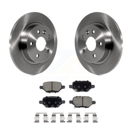 Rear Disc Brake Rotors And Ceramic Pads Kit For 2018-2022 Buick Encore Chevrolet Trax K8C-101639