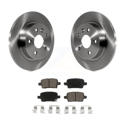 Rear Brake Rotors Ceramic Pad Kit For 2016 Chevrolet Cruze With 268mm Diameter Rotor K8C-101641