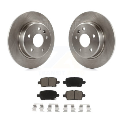 Rear Disc Brake Rotors And Ceramic Pads Kit For Chevrolet Cruze Bolt EV Volt EUV K8C-101642