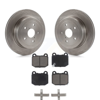 Rear Disc Brake Rotors And Ceramic Pads Kit For Subaru Impreza K8C-101648