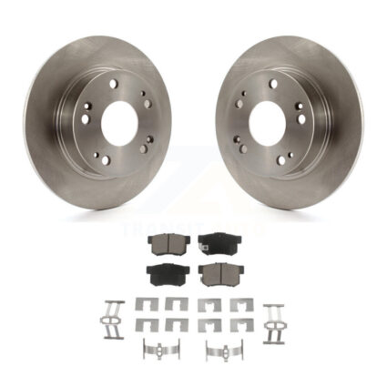 Rear Disc Brake Rotors And Ceramic Pads Kit For Honda Accord Acura TSX K8C-101656