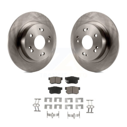 Rear Disc Brake Rotors And Ceramic Pads Kit For Honda Accord Acura ILX K8C-101657