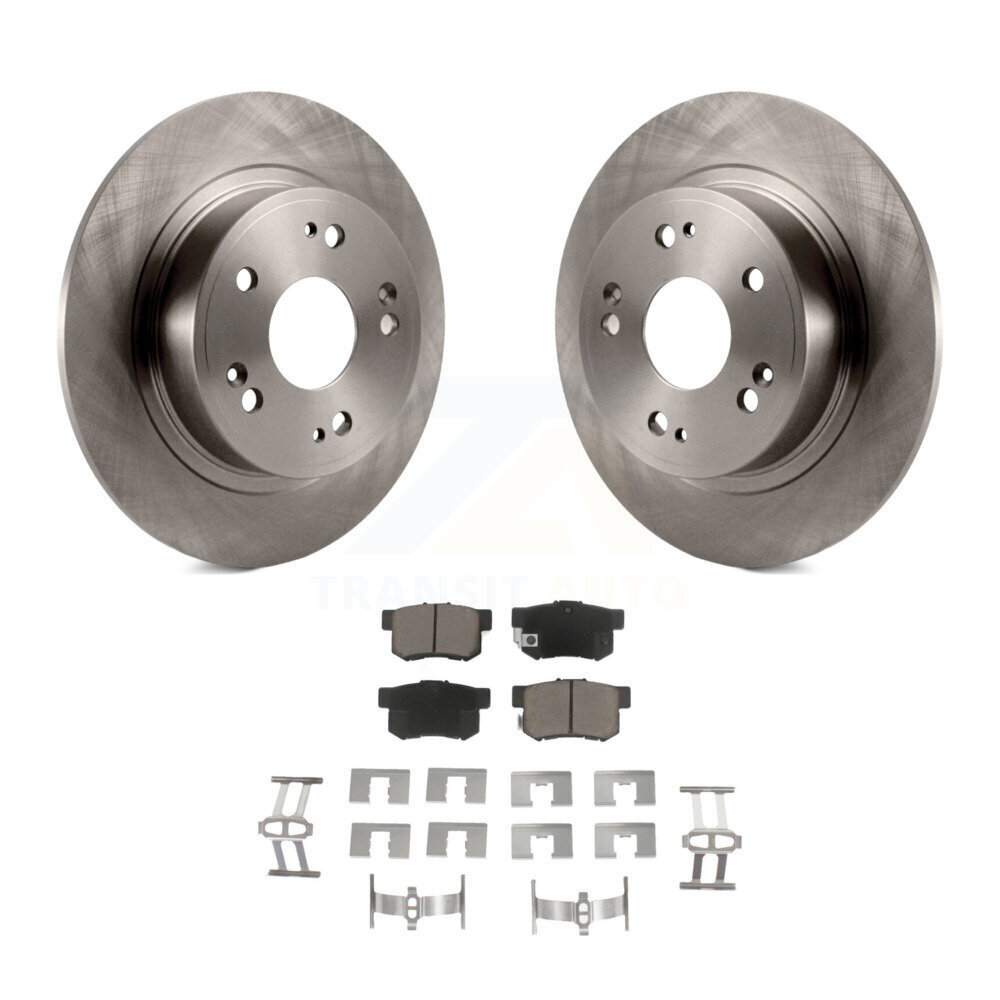 Rear Disc Brake Rotors And Ceramic Pads Kit For Honda Accord Acura ILX K8C-101657