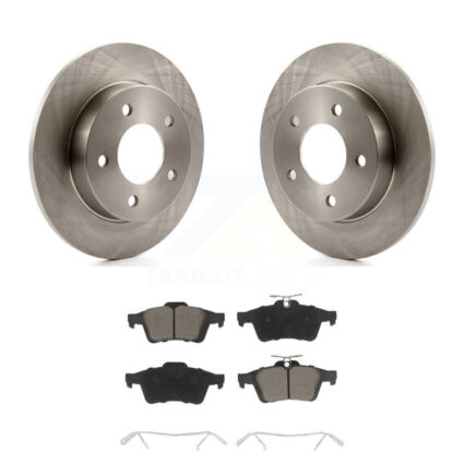Rear Disc Brake Rotors And Ceramic Pads Kit For Mazda 3 Sport K8C-101658