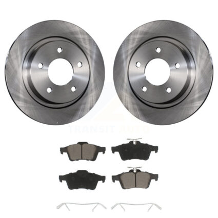 Rear Disc Brake Rotors And Ceramic Pads Kit For Mazda 3 Sport K8C-101659