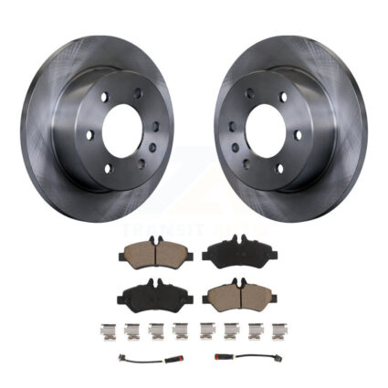 Rear Brake Rotors Ceramic Pad Kit For Sprinter 2500 Mercedes-Benz Dodge 3500 Freightliner K8C-101661