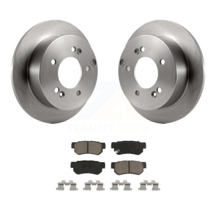 Rear Disc Brake Rotor Ceramic Pad Kit For Hyundai Tucson Kia Sportage Sonata Optima XG350 K8C-101669
