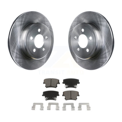 Rear Disc Brake Rotors & Ceramic Pad Kit For Dodge Chrysler 300 Charger Challenger Magnum K8C-101681