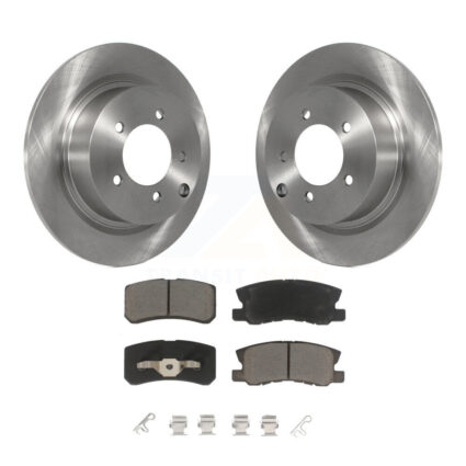 Rear Brake Rotors Ceramic Pad Kit For Jeep Mitsubishi Patriot Lancer Chrysler Compass 200 K8C-101684