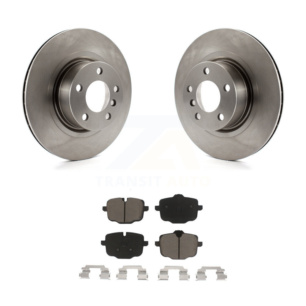 Rear Disc Brake Rotors And Ceramic Pads Kit For 2012 BMW X3 From 10 11 K8C-101689