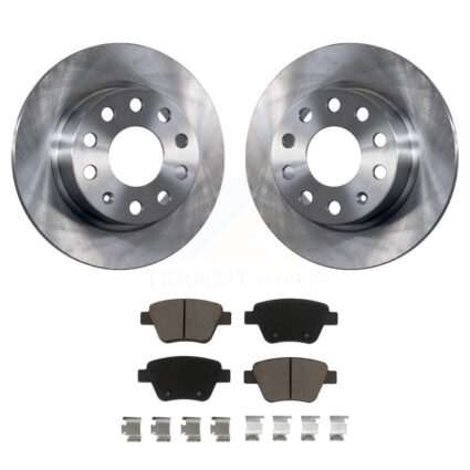 Rear Disc Brake Rotors And Ceramic Pads Kit For Volkswagen Jetta Eos Audi A3 GTI K8C-101690