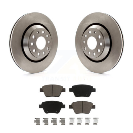 Rear Disc Brake Rotors And Ceramic Pads Kit For Volkswagen GTI Audi A3 Quattro K8C-101691