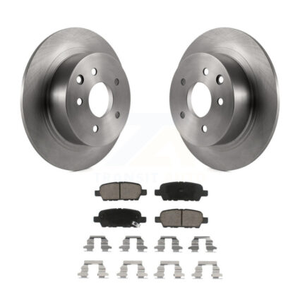Rear Disc Brake Rotors And Ceramic Pads Kit For Nissan Sentra Altima Juke Maxima K8C-101695