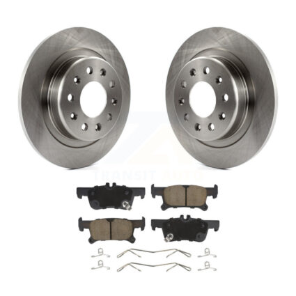 Rear Brake Rotors Ceramic Pad Kit For 16-19 Buick Envision With 288mm Diameter Rotor K8C-101698