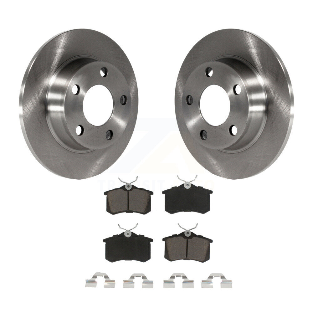 Rear Disc Brake Rotors And Ceramic Pads Kit For Audi A6 Quattro Allroad K8C-101702