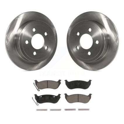 Rear Disc Brake Rotors And Ceramic Pads Kit For Jeep Liberty Wrangler TJ K8C-101704