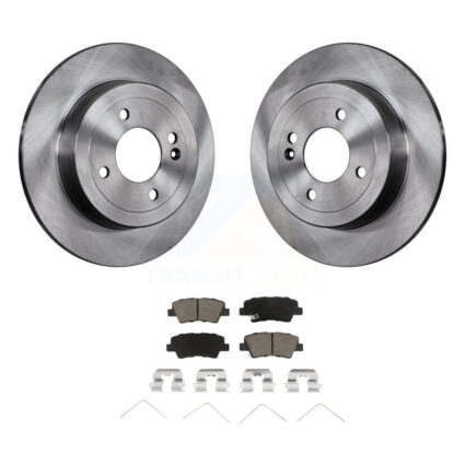 Rear Disc Brake Rotors And Ceramic Pads Kit For Kia Rio Hyundai Accent K8C-101706