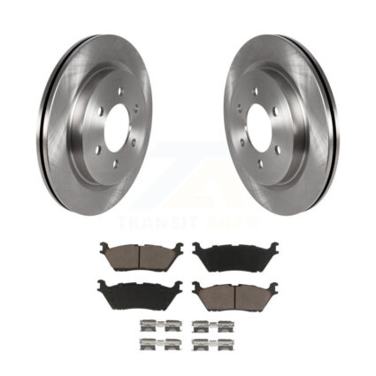Rear Disc Brake Rotors And Ceramic Pads Kit For Ford F-150 Expedition Lincoln Navigator K8C-101708