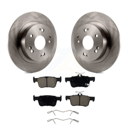 Rear Disc Brake Rotors And Ceramic Pads Kit For 2018-2022 Honda Accord K8C-101712