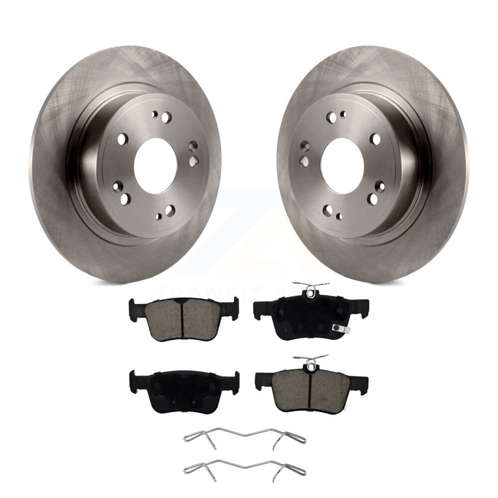Rear Disc Brake Rotors And Ceramic Pads Kit For 2018-2022 Honda Accord K8C-101712