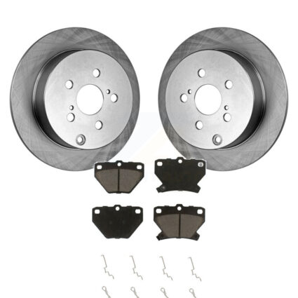 Rear Disc Brake Rotors And Ceramic Pads Kit For Toyota Matrix Corolla Pontiac Vibe Celica K8C-101713