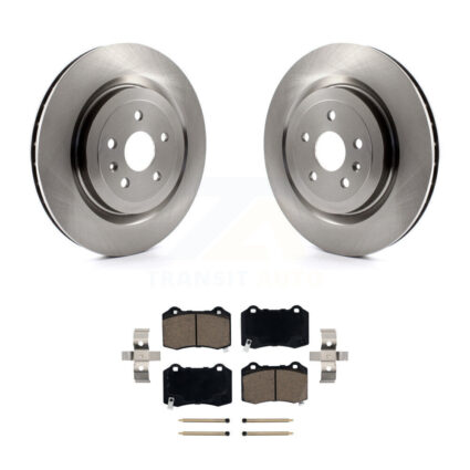 Rear Disc Brake Rotors And Ceramic Pads Kit For Chevrolet Camaro Cadillac CTS K8C-101717