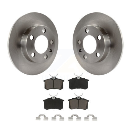 Rear Disc Brake Rotors And Ceramic Pads Kit For 2007-2010 Volkswagen Beetle K8C-101728
