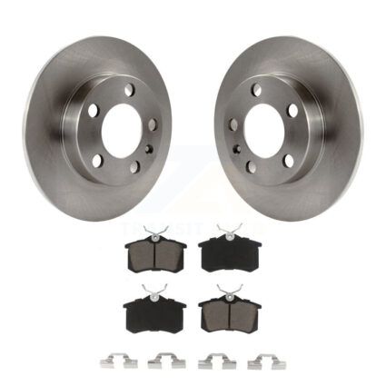 Rear Disc Brake Rotors And Ceramic Pads Kit For Volkswagen Jetta Golf City Beetle Audi TT K8C-101729